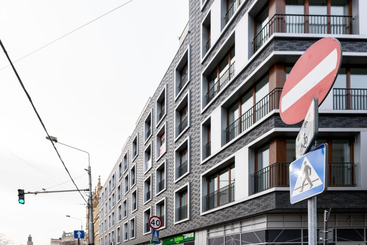弗罗茨瓦夫Apartwro - Apartament Przy Wyspie Slodowej, Garaz, Projektor, Rowery公寓 外观 照片
